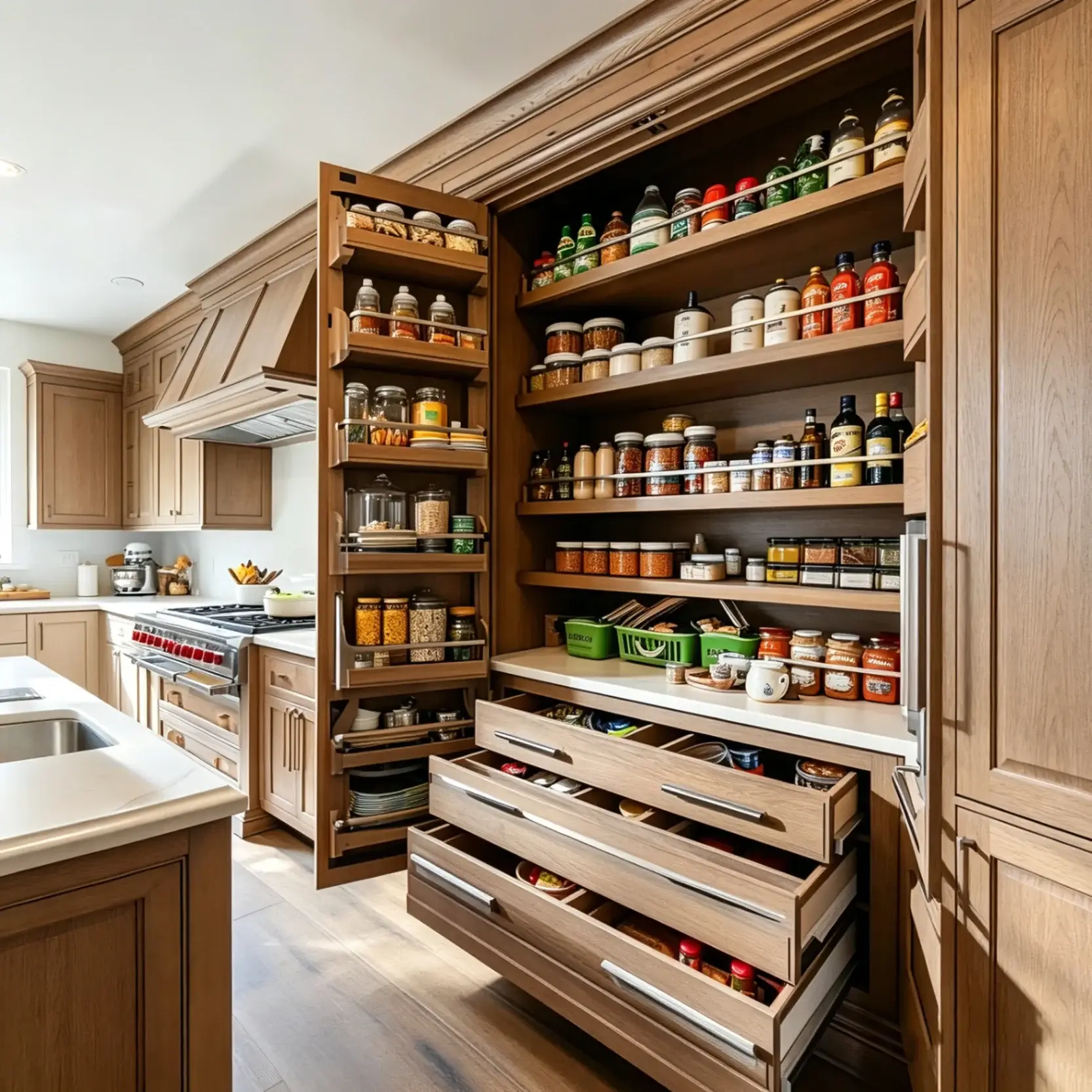 Chef’s Pantry / Swing-out Pantry