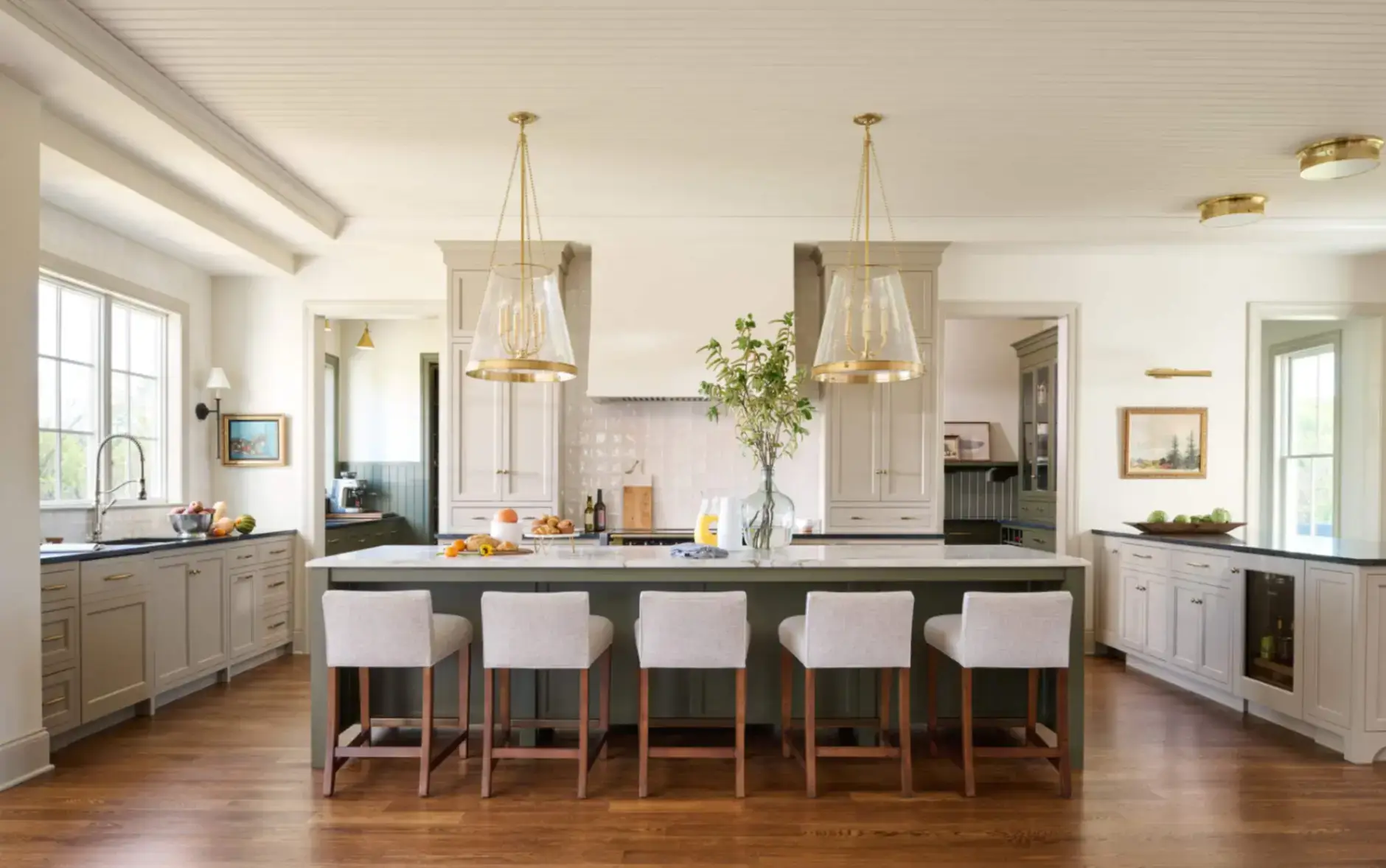 Warm greige ideas for painting kitchen cabinets pictures