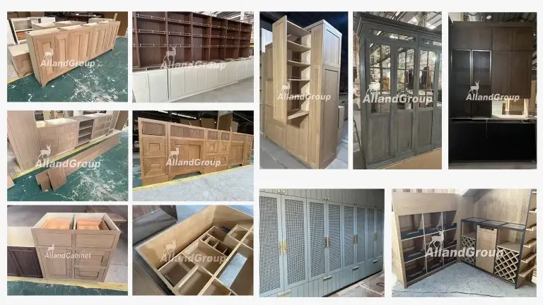 ALLAND factory custom inset and traditional kitchen cabinet doors executing complex American architectural millwork styles